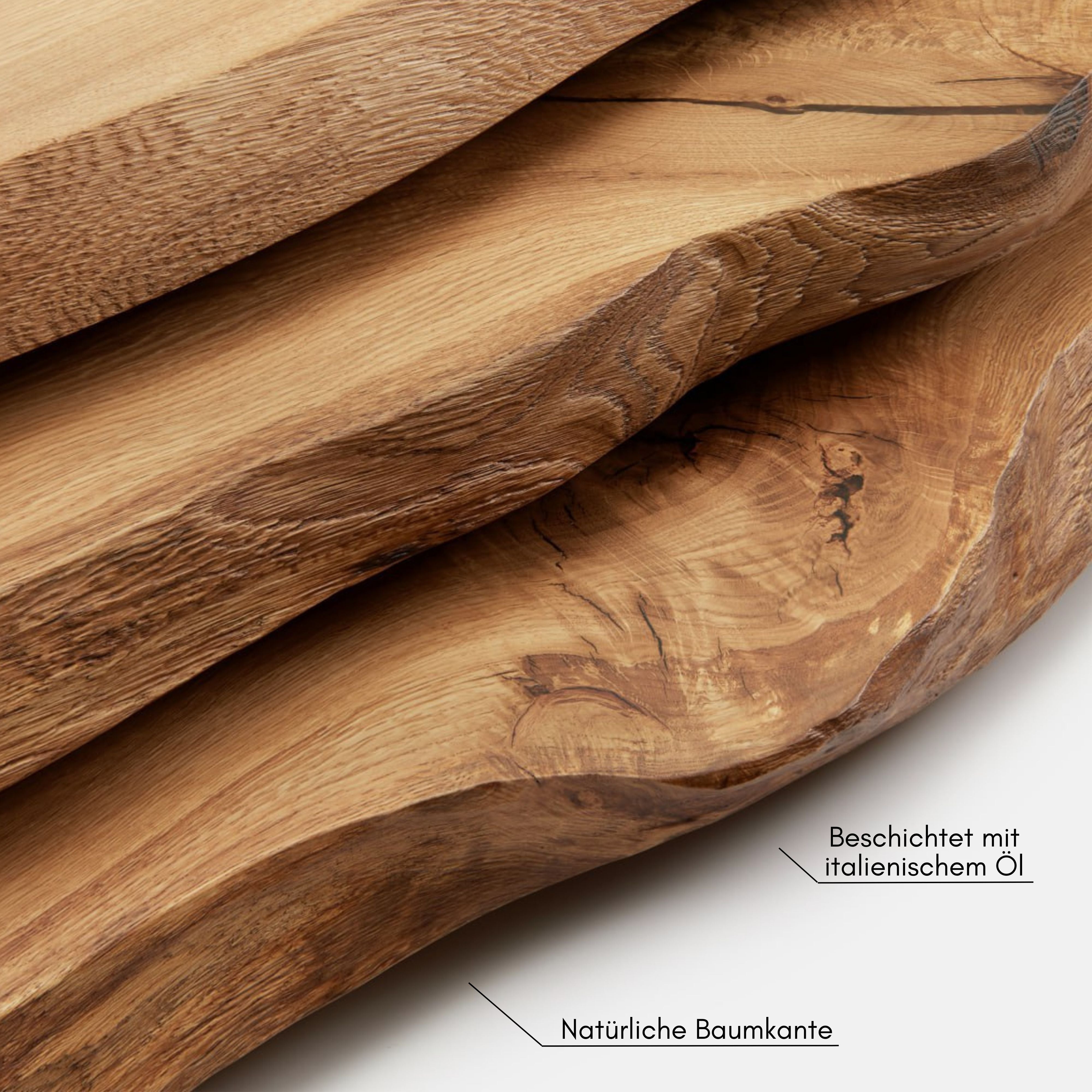 Fensterbank Holz aus Massivholz Eiche 40mm Dicke