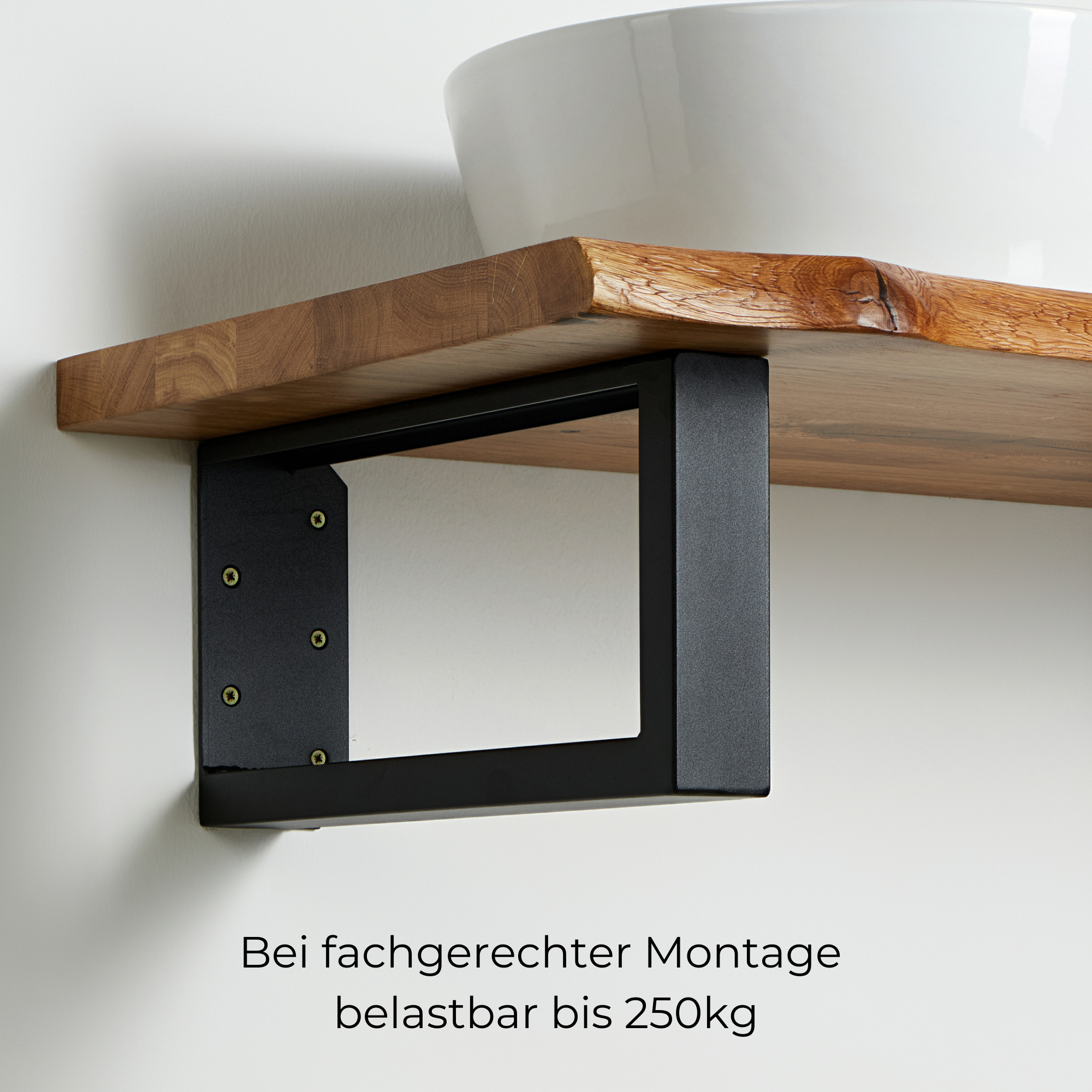 Waschtischplatte Holz für Waschbecken - nach Maß