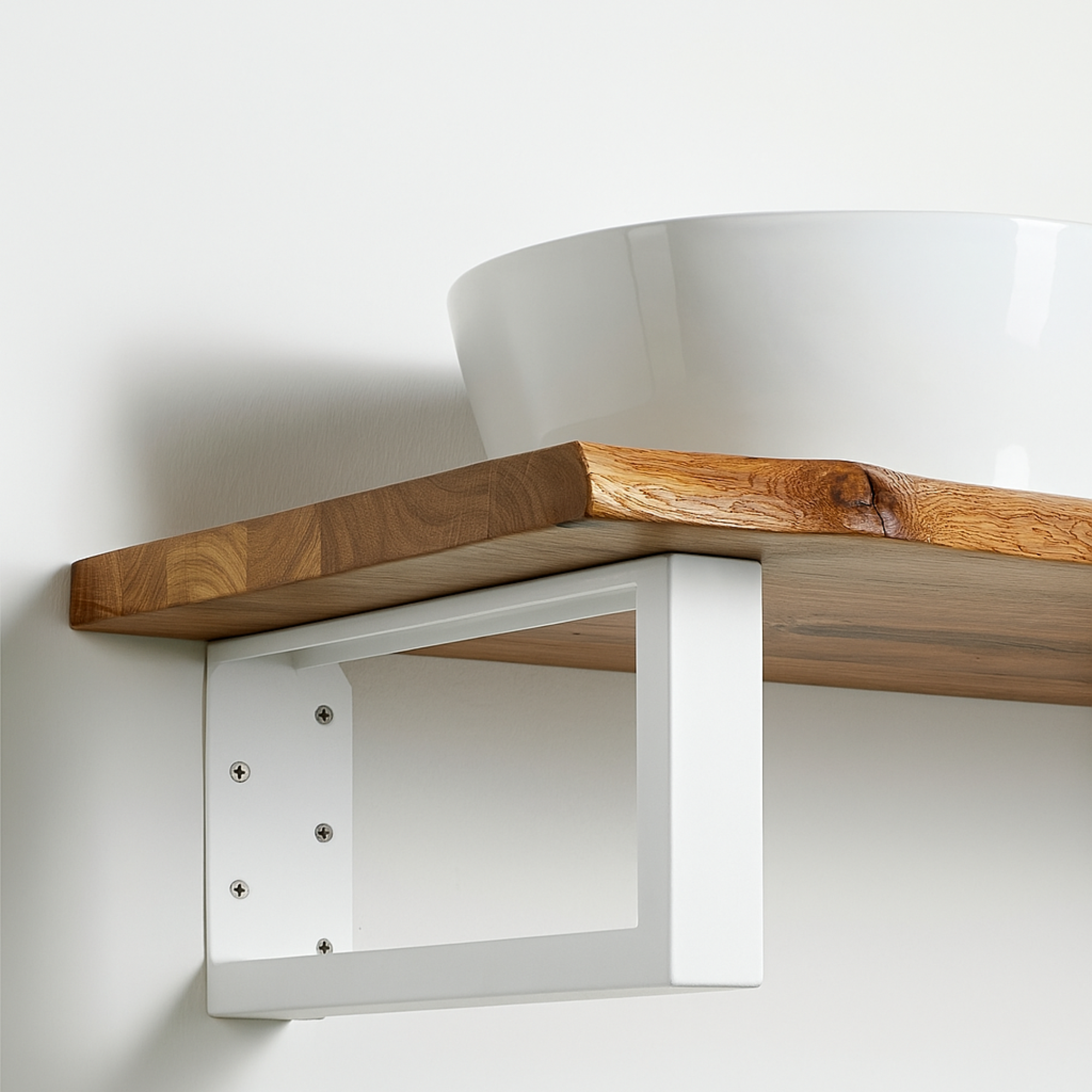 Waschtischhalterungen im rechteckigen Design