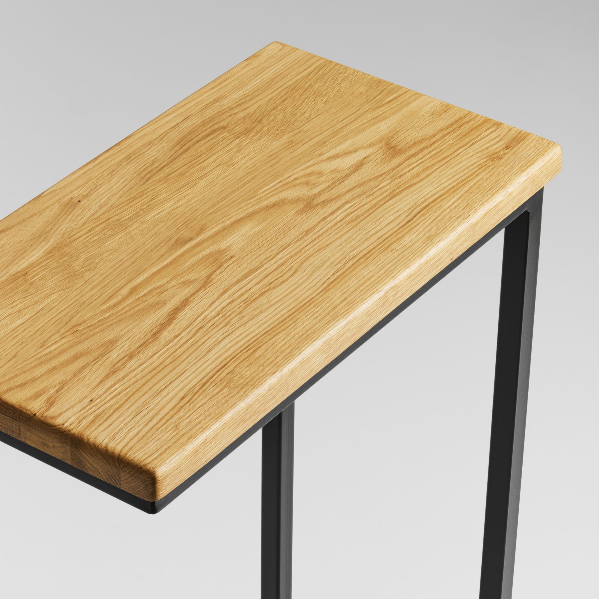 Oberflaeche aus Massivholz Eiche hell