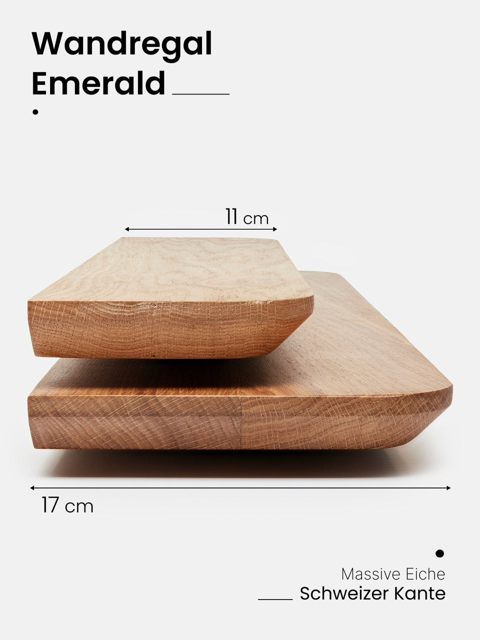 Wandregal Schweizer Kante Emerald