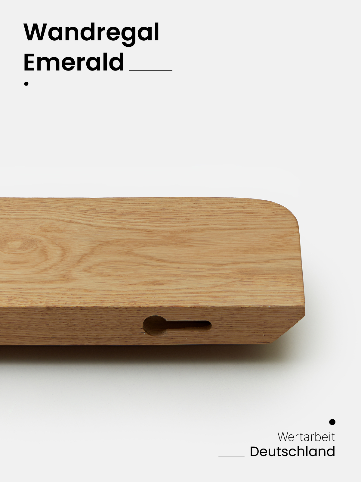 Wandregal Schweizer Kante Emerald