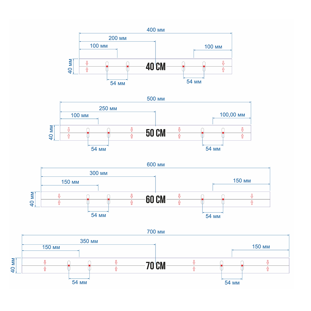 Wandregal Ruby Dunkel