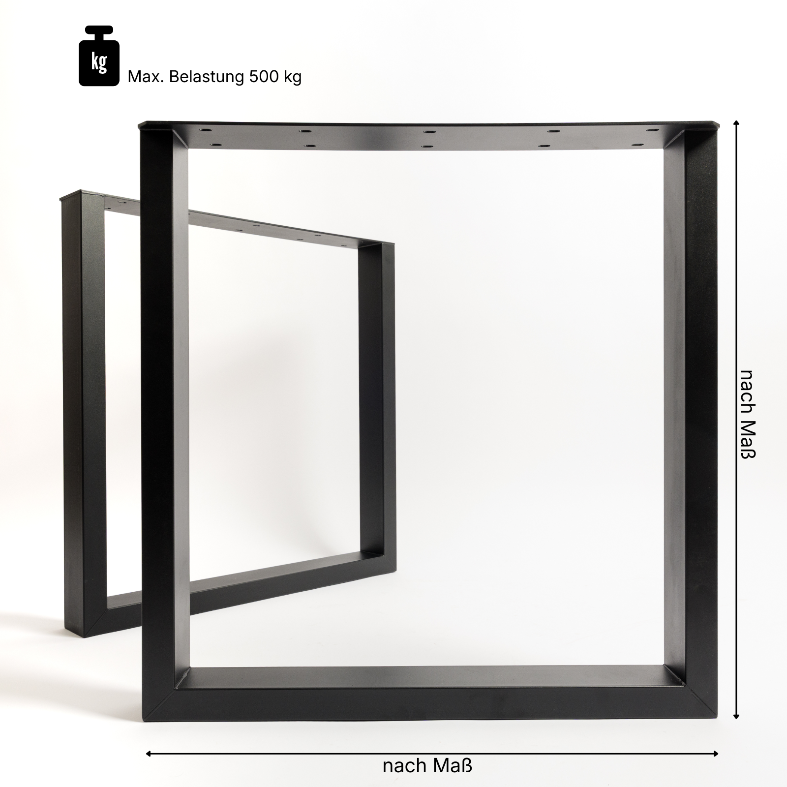 Tischbeine U-Design - nach Maß