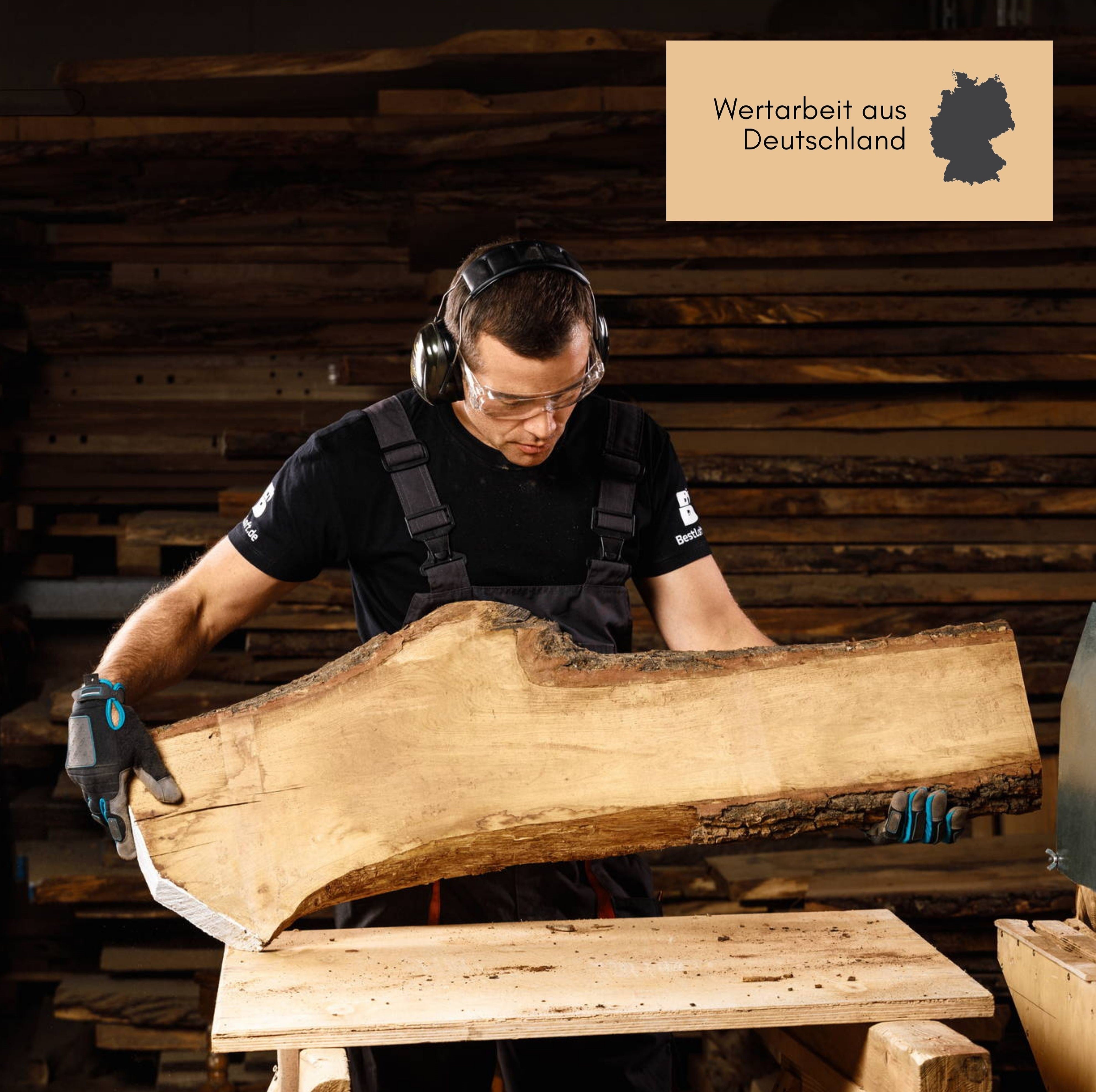 Fensterbank Holz aus Massivholz Eiche 40mm Dicke