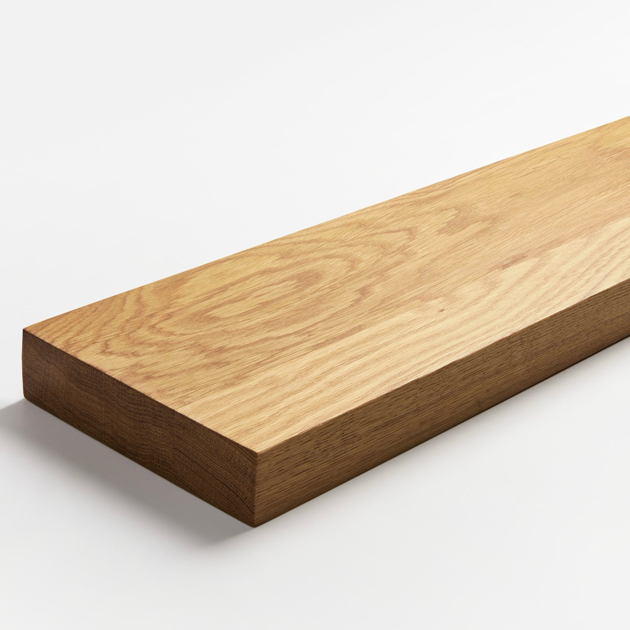 Wandregal Eiche Baumkante – Modell Ruby